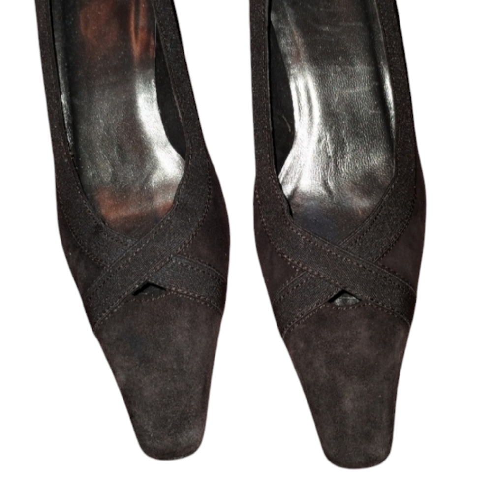 Stuart Weitzman brown suede pumps size 7 like new